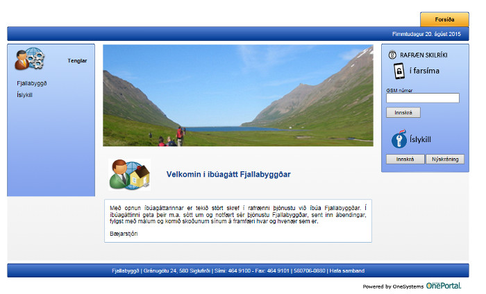 Mín Fjallabyggð - Íbúagátt Mín Fjallabyggð - Íbúagátt