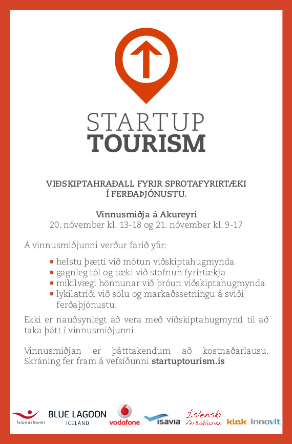 Startuptourism vinnusmiðja