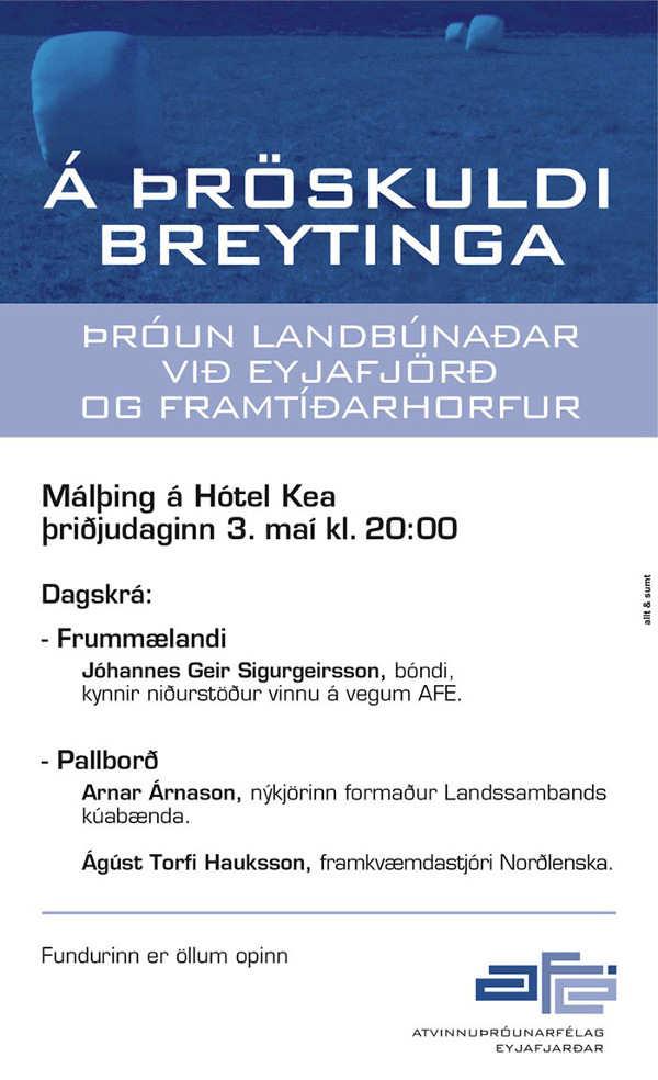 Á þröskuldi breytinga - málþing á vegum AFE