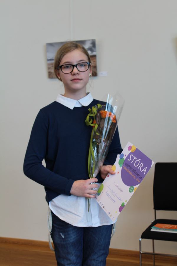 Sigurvegari Stóru upplestrarkeppninnar 2016 Sigurvegari Stóru upplestrarkeppninnar 2016