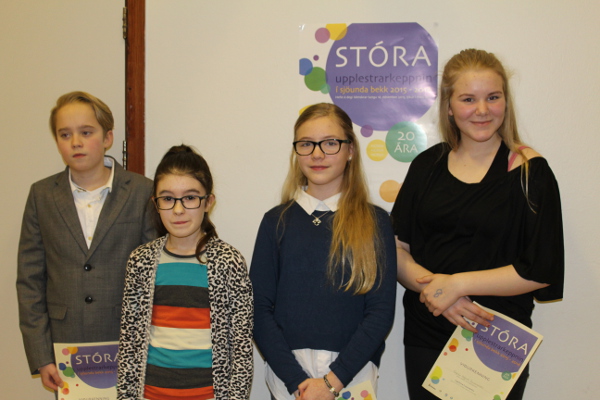 Sigurvegarar í Stóru upplestrarkeppninni 2016 Sigurvegarar í Stóru upplestrarkeppninni 2016
