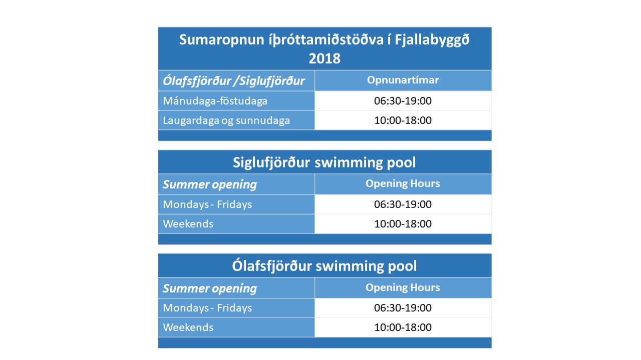 Vetraropnun íþróttamiðstöðva 2017-2018 Vetraropnun íþróttamiðstöðva 2017-2018