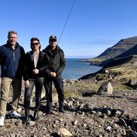 Bjarni Benediktsson , Sigríður Ingvarsdóttir og Jóhann K. Jóhannsson