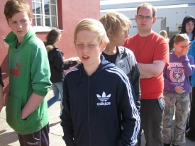 Nemendur vinnuskóla 2011