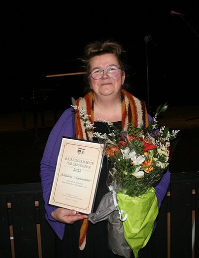 Aðalheiður S. Eysteinsdóttir
Bæjarlistamaður Fjallabyggðar 2022
Mynd: Albert Gunnlaugsson