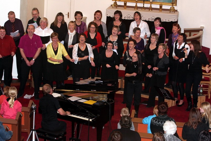 Frá Gospeltónleikum í Siglufjarðarkirkju
