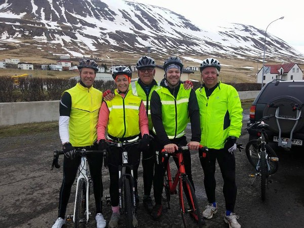 Félagar í Hjólreiðafélagi Fjallabyggðar