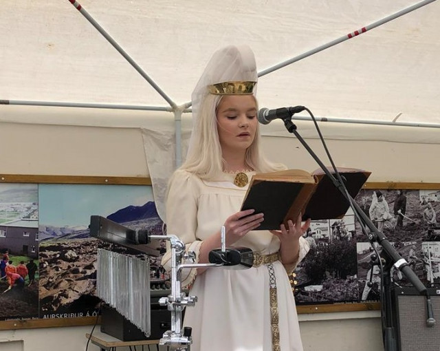 Fjallkonan Eva Hrund Unnarsdóttir