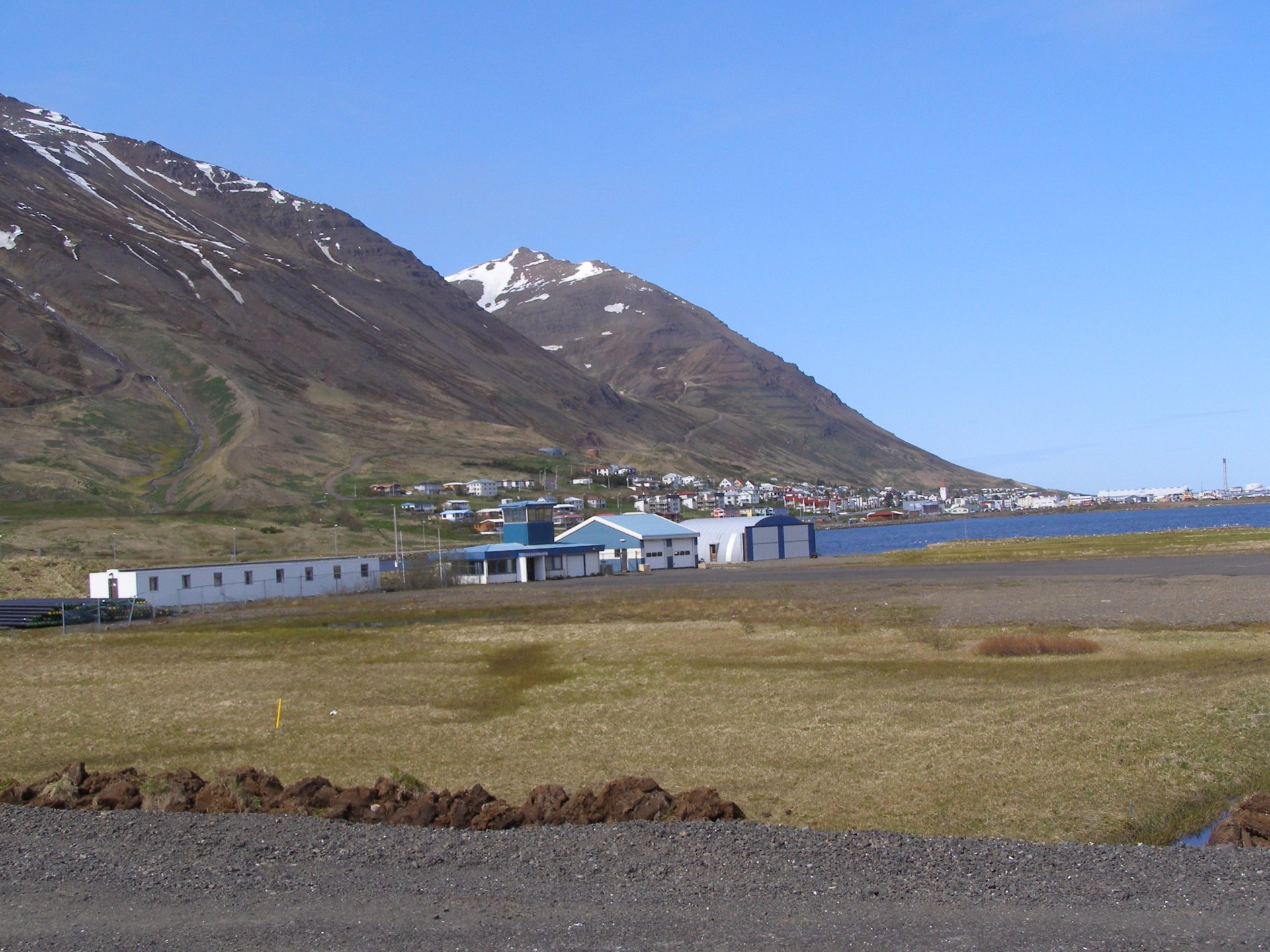 Flugvallarsvæðið á Siglufirði
Mynd: Magnús R. Magnússon