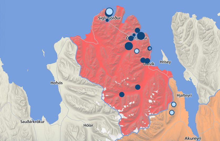 Mynd af vef Veðurstofu Íslands