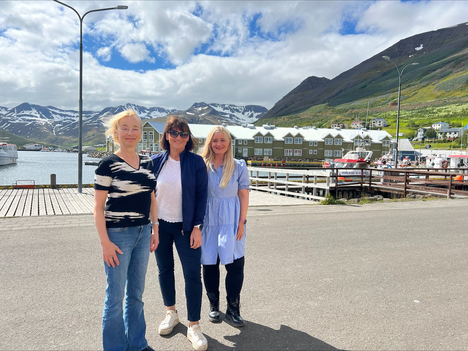 Á mynd frá vinstri: 
Cecilie Annette Willoch, Sigríður Ingvarsdóttir og Anna Lind Björnsdóttir