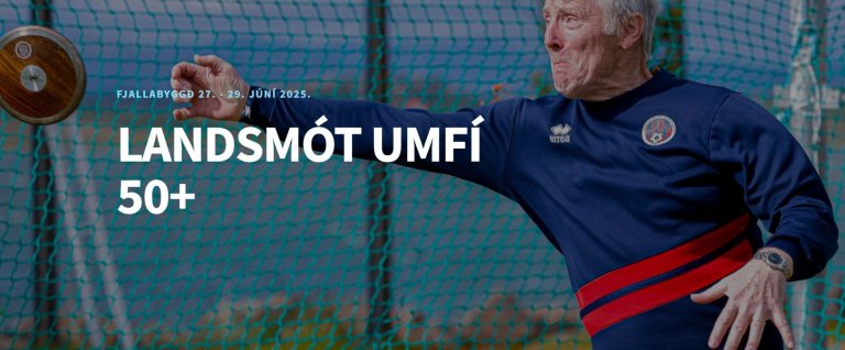 Opnað hefur verið fyrir skráningu á Landsmót 50+ í sumar