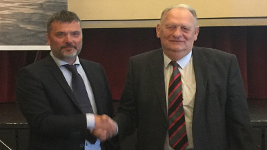 Víkingur Gunnarsson og Gunnar I. Birgisson