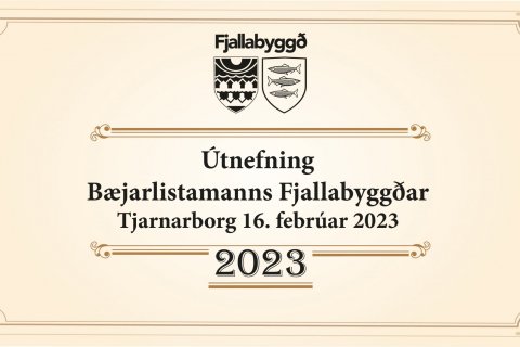 Úthlutunarhátíð 2023 - Útnefning Bæjarlistamanns Fjallabyggðar og afhending styrkja