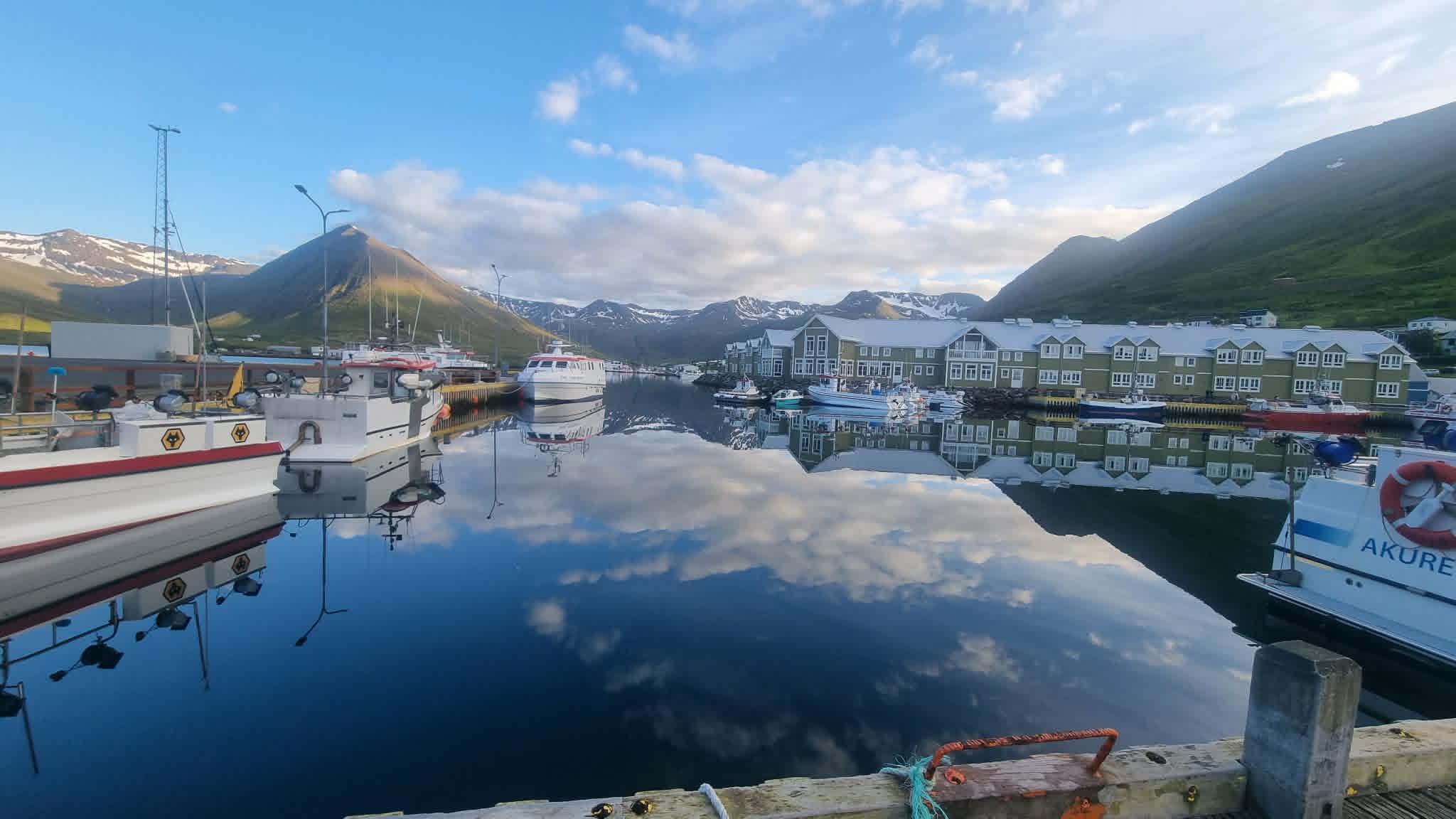 Siglufjörður-höfnin
